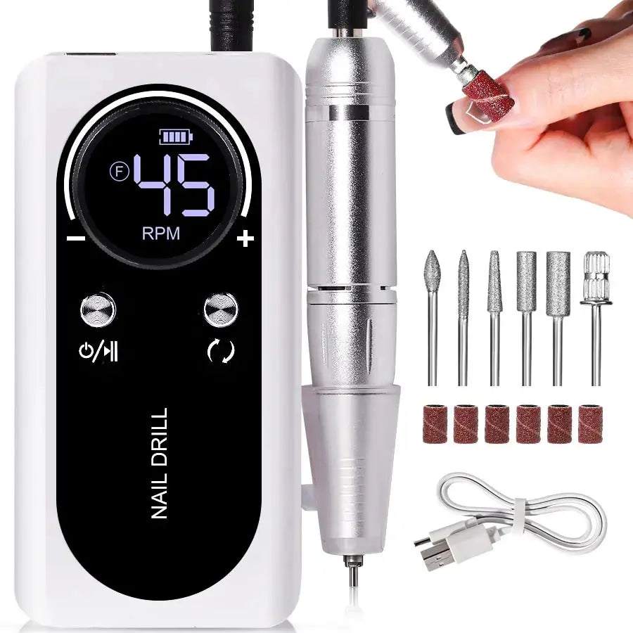 Portable Nail file Machine