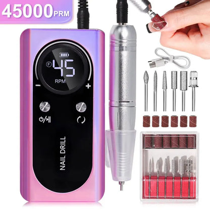 Portable Nail file Machine